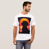 Cockapoo T-shirt - Retro Cockapoo-hondenliefhebber (Voorkant volledig)