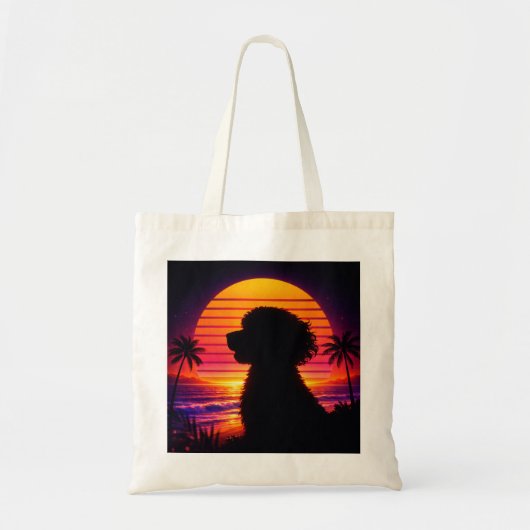 Cockapoo-tas - Retro cadeau voor Cockapoo-hondlief Tote Bag (Voorkant)