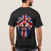 Cockapoo Union jack cool t-shirt (Dos)