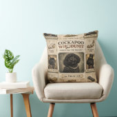 Cockapoo Whodunit kussen | Grappig honden cadeau (Stoel)
