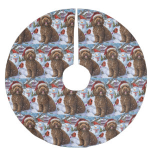 Cockapoo Winter Wonderland Christmas Joy Kerstboom Rok