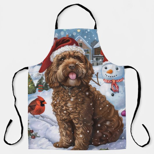 Cockapoo Winter Wonderland Christmas Joy Schort (Voorkant)