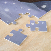 Cockapoo Winter Wonderland Kerstvreugde Legpuzzel (Zijkant)