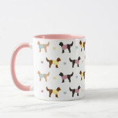 Cockapos et coeurs Mug (Gauche)
