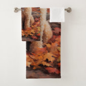 Cockapou dans les feuilles d'automne automne autom (En situation)