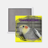 Cockatiel Animal Bird MAGNET (Recto/Verso)