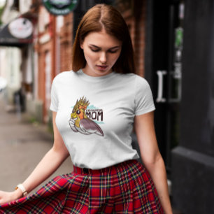 Cockatiel Bird Ma Cartoon T-shirt