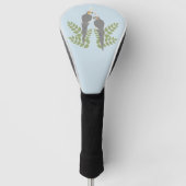 Cockatiel Couple Golfheadcover (Voorkant)