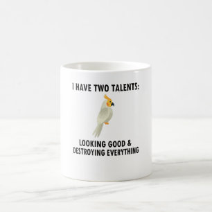 Cockatiel Eigenaar Gifts Bird Cockatiel Parrot Lov Koffiemok