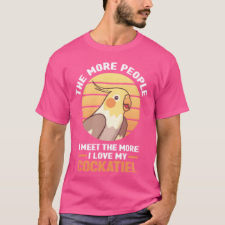 Cockatiel geschenken Huisdieren Vogels Dieren vrie T-shirt