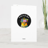 Cockatiel Mistletoe Feestdagen Kaart (Achterkant)