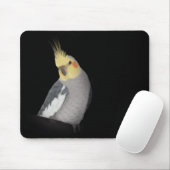 Cockatiel Mousepad (Landschap) Muismat (Met muis)