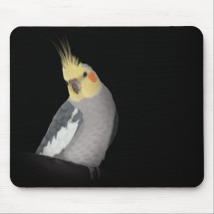 Cockatiel Mousepad (Landschap) Muismat