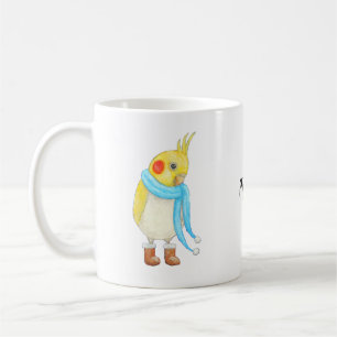 Cockatiel Parrot Budgie Pet Bird Lover Custom Gift Koffiemok