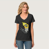 Cockatiel Parrot From Side T-shirt (Voorkant volledig)