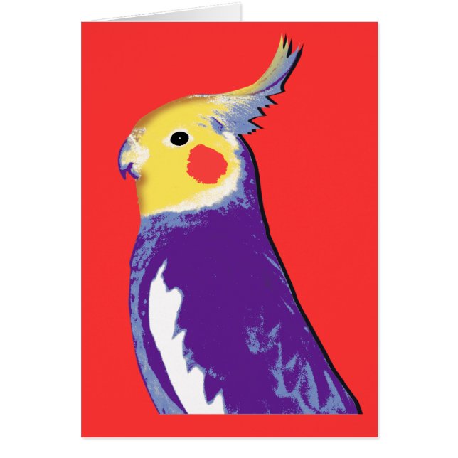 Cockatiel Pop Art (Voorkant)