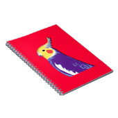 Cockatiel Pop Art Notitieboek (Rechterzijde)