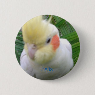 Cockatiel Ronde Button 5,7 Cm