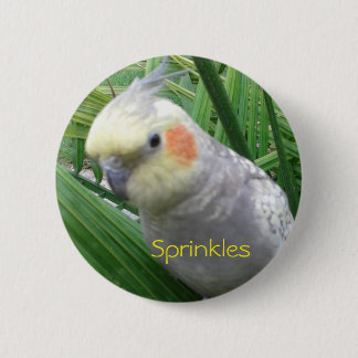 Cockatiel Ronde Button 5,7 Cm