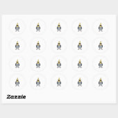 Cockatiel Ronde Sticker (Vel)