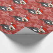 Cockatiel Santa Cadeaupapier (Hoek)