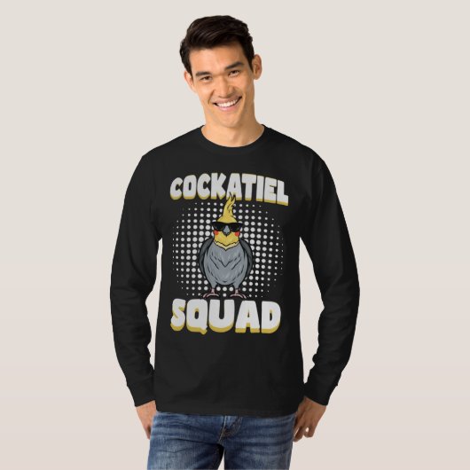 Cockatiel   t-shirt (Voorkant volledig)
