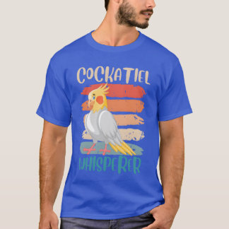 Cockatiel Whisperer Cockatiels Parkiet Vogels fami T-shirt
