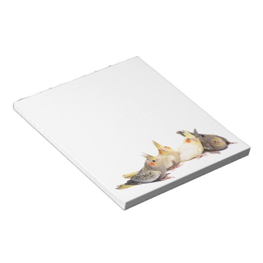 Cockatiels Notitieblok (Schuin)