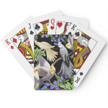 Cockatiels vergeten me niet dat de bloemen kaarten