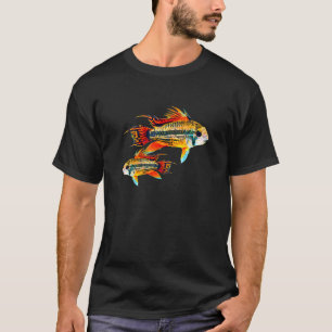 Cockato Dwarf Cichlid Apistogramma Cichlids Aquar T-shirt