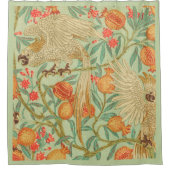 Cockato en Pomegranaat Douchegordijn (Voorkant)