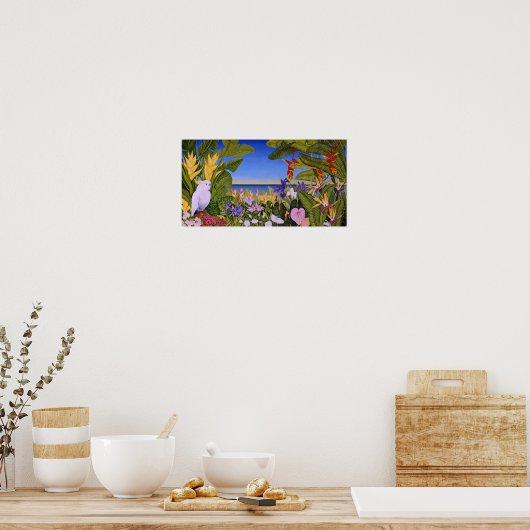 Cockato in Paradise Poster (Keuken)