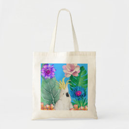Cockatoenvogelbloemen Australië Blue Tote Bag