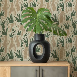Cockatoès d'Art Pop Tonique<br><div class="desc">Présentez une touche d'élégance moderne à vos intérieurs avec le papier peint "Earthy Toned Pop Art Cockatoos". Ce design distinctif est composé d'un motif répétitif de cockatoos avec des crêtes frappantes, représenté dans un style pop art contemporain. La palette de couleurs des verts terreux, des beiges doux et des taupes...</div>