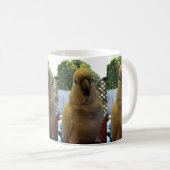 Cockatoo Aussie Blanche, Mug De Café (Devant droit)