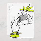 cockatoo briefkaart (Voorkant / Achterkant)