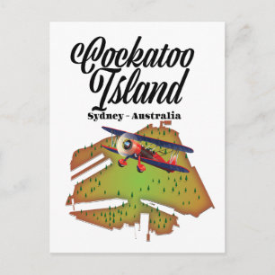 Cockatoo-eiland Sydney Australië Briefkaart