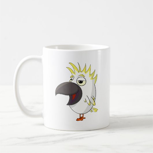 Cockatoo Parrot Mug (Gauche)