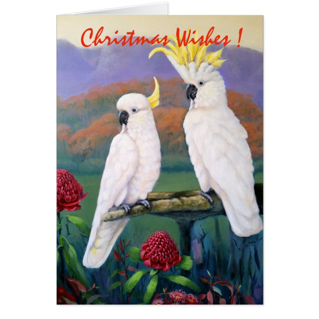 Cockatoos - kerstwensen (Voorkant)