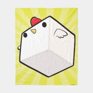 Cockblock Blanket schattige kippenkuiken Fleece Deken