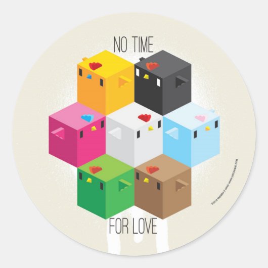 cockblock no time sticker (Voorkant)