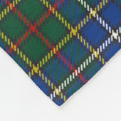 Cockburn Ancient Clan badge Tartan Pset Fleece Deken (Hoek)