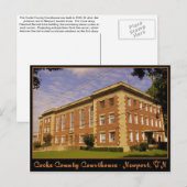 Cocke County Courthouse - Newport, TN Briefkaart (Voorkant / Achterkant)