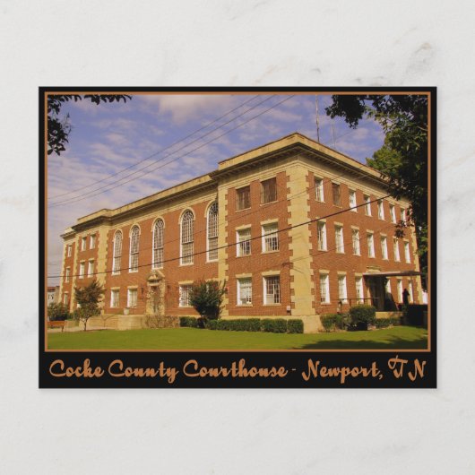 Cocke County Courthouse - Newport, TN Briefkaart (Voorkant)