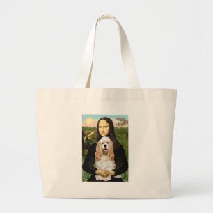 Cocker (Buff) - Mona LIsa Grote Tote Bag