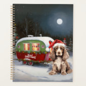 Cocker d'hiver Spaniel Caravan Christmas Adventure (Devant)