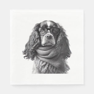 Cocker glazen servet