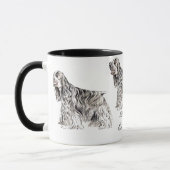 Cocker Mam, Amerikaanse Cocker Spaniel Ceramic Mok (Links)