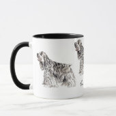 Cocker Mom, American Cocker Spaniel Ceramic Mug (Gauche)