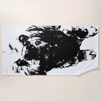 Cocker Sketch –   Bold Dog, Big Splash Strandlaken